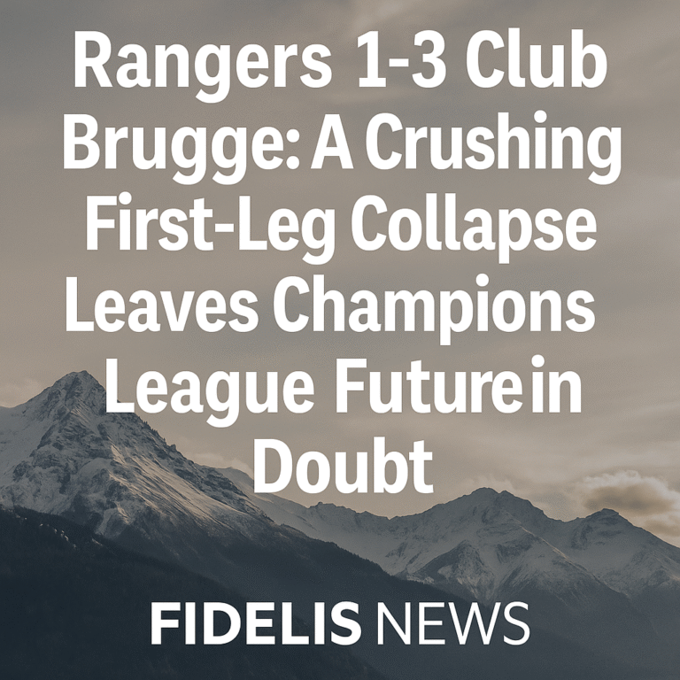 Rangers 1-3 Club Brugge: A Crushing First-Leg Collapse Leaves Champions League Future in Doubt