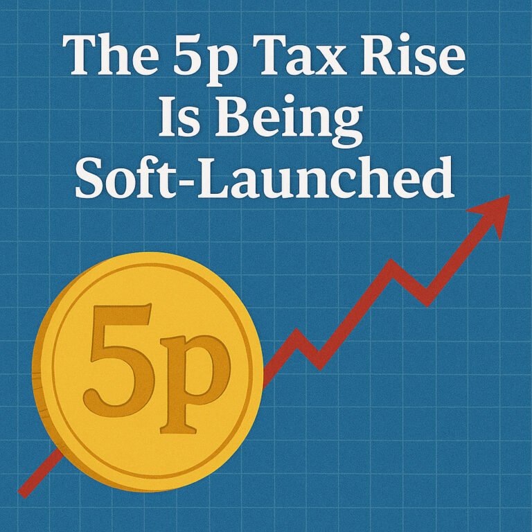 Opinion: The 5p Tax Rise Is Being Soft-Launched