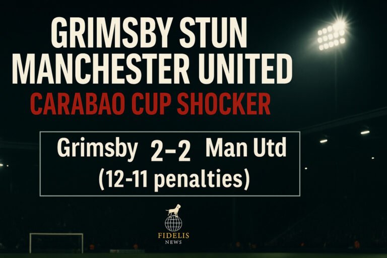 Historic Upset: Grimsby Town Shock Manchester United 12-11 on Penalties in Carabao Cup