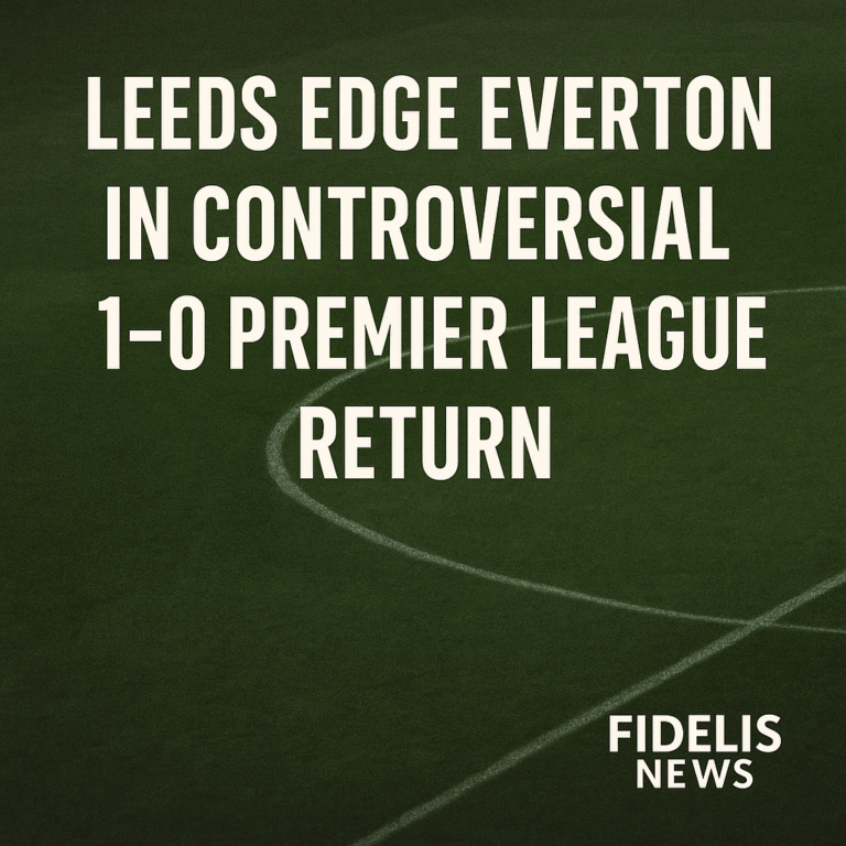 Leeds Edge Everton in Controversial 1–0 Premier League Return