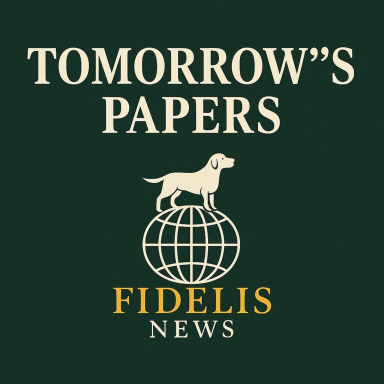 Tomorrow’s Papers: Thursday 21 August 2025