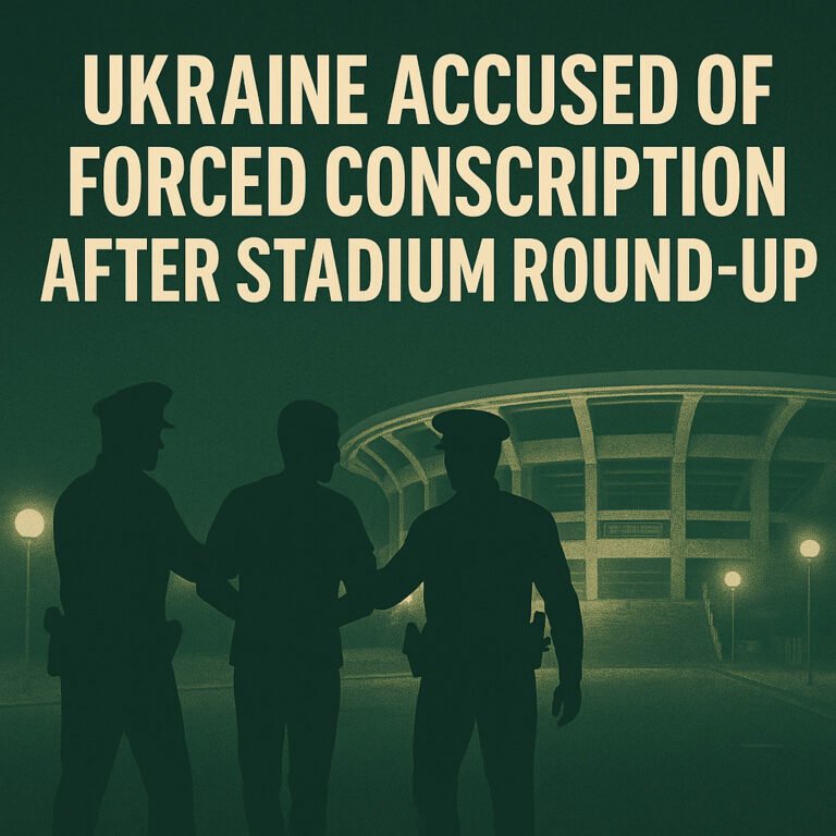 Ukraine Accused of Forced Conscription After Stadium Round-Up