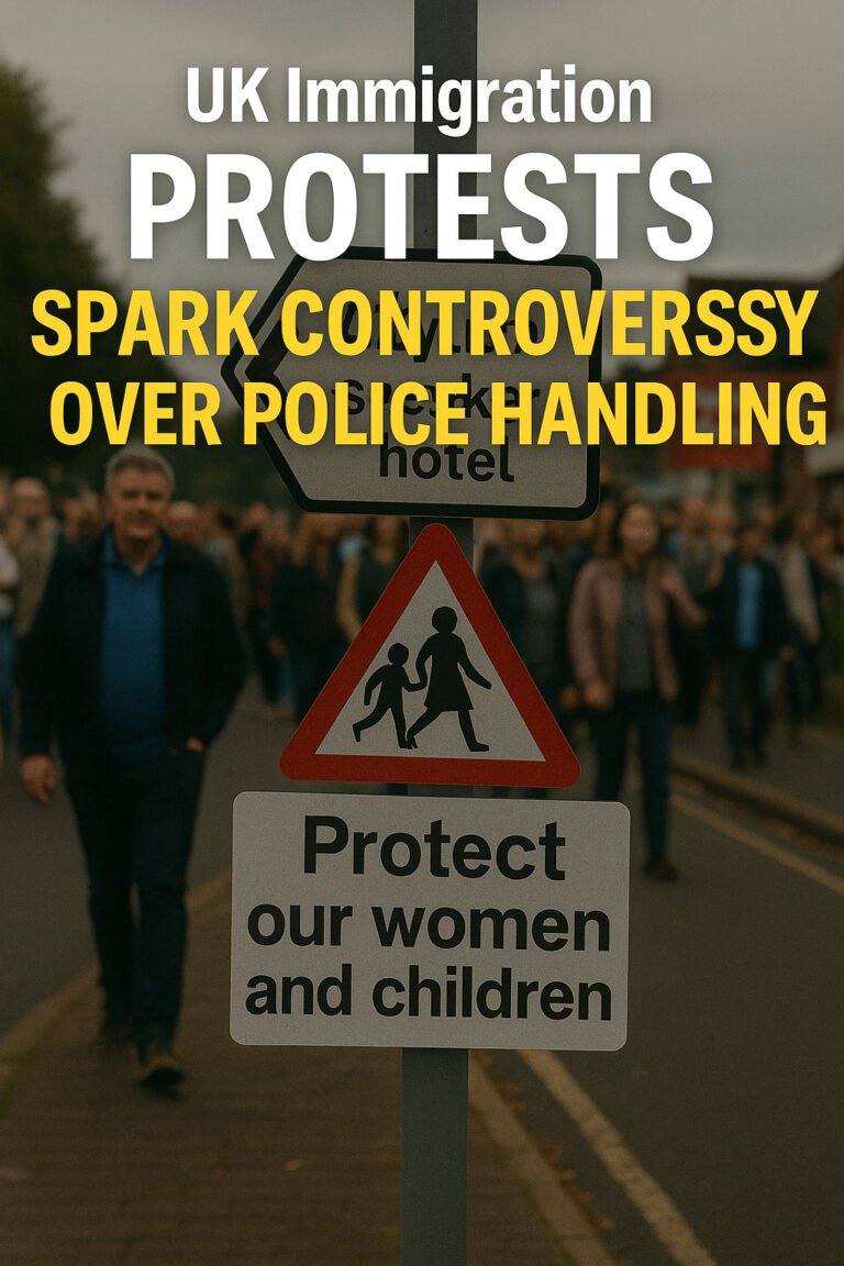 UK “Protect Our Women and Children” Protests Surge Nationwide, Raising Concerns Over Policing and Counter-Protester Handling