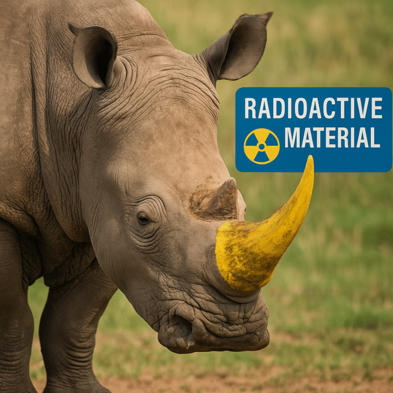 Scientists Inject Rhino Horns with Radioactive Isotopes to Stop Poachers
