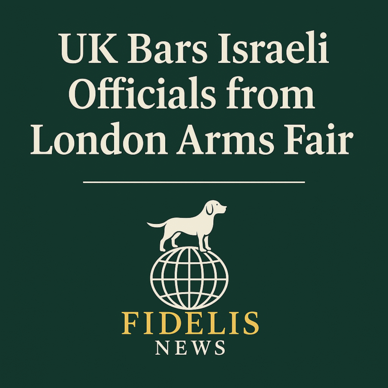 UK Bars Israeli Government Officials from London Arms Fair Amid Gaza Crisis
