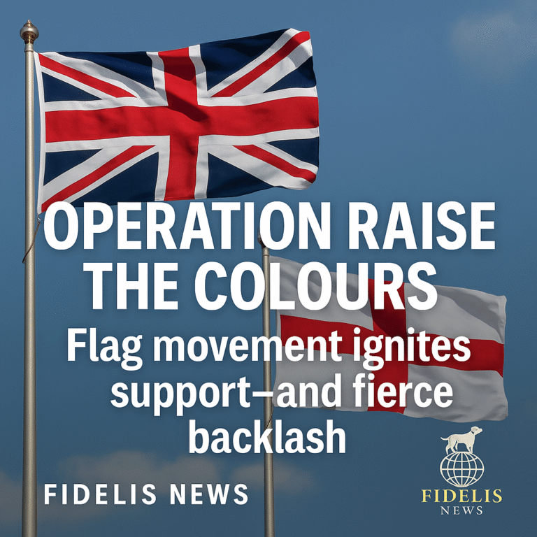 “Operation Raise the Colours”: England’s Flag Campaign Sparks Pride and Deep Division