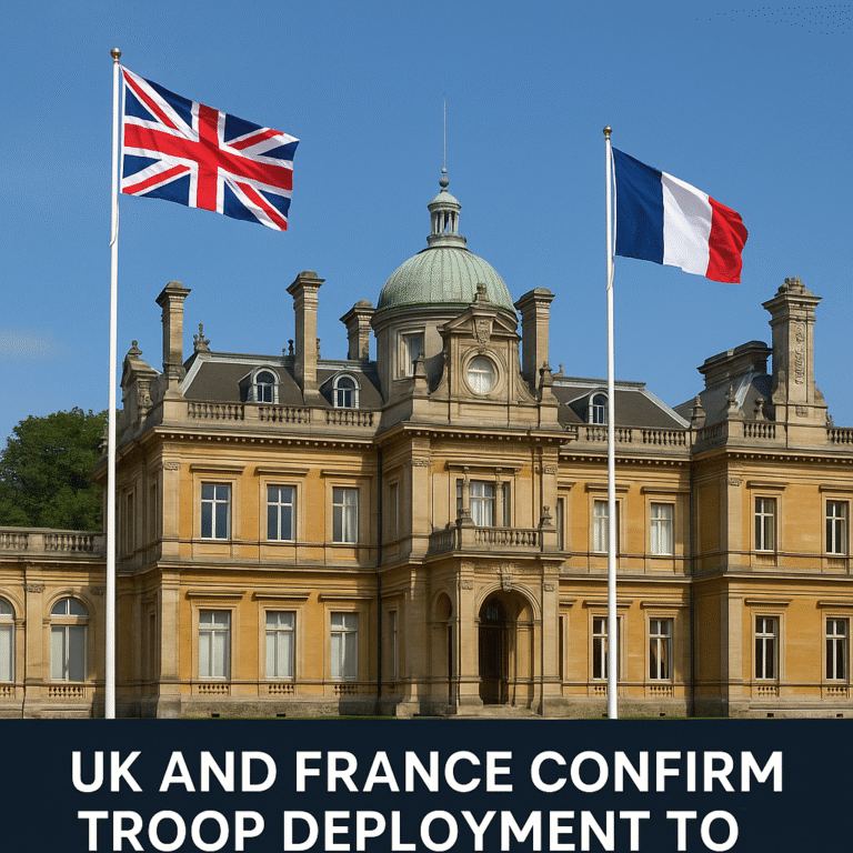 UK and France Confirm Troop Deployment to Ukraine for Postwar Stabilisation