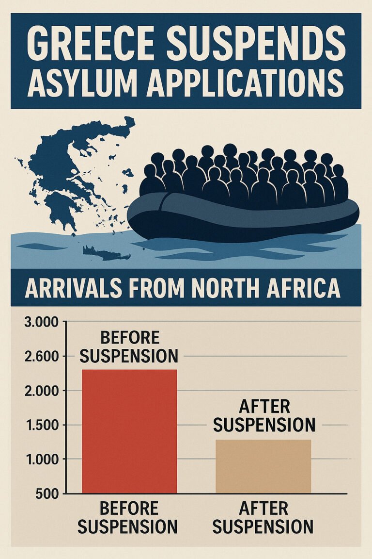 Greece Suspends Asylum Processing Amid Migrant Surge, Sparks Human Rights Outcry