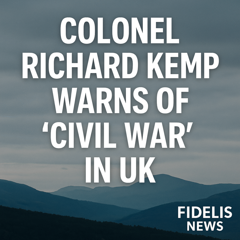 Colonel Richard Kemp Warns of ‘Civil War in UK’ as Anarcho-Tyranny Fuels Unrest