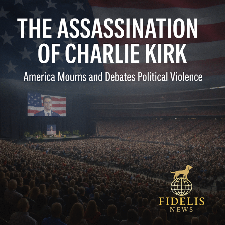 The Assassination of Charlie Kirk: Mourners Fill Stadium as America Confronts Political Violence and Free Speech Debates