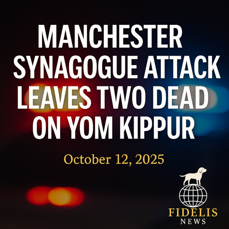 Manchester Synagogue Attack Leaves Two Dead, Sparks Major Incident Response on Yom Kippur