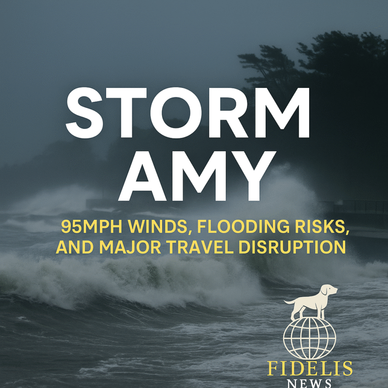Storm Amy to Batter the UK: 95mph Winds, Flooding Risks, and Major Travel Disruption