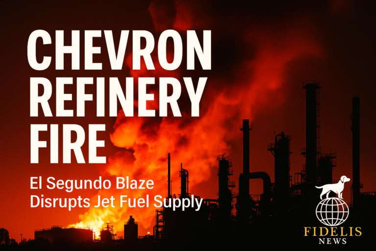 Massive Fire at Chevron El Segundo Refinery Disrupts Jet Fuel Output in Southern California