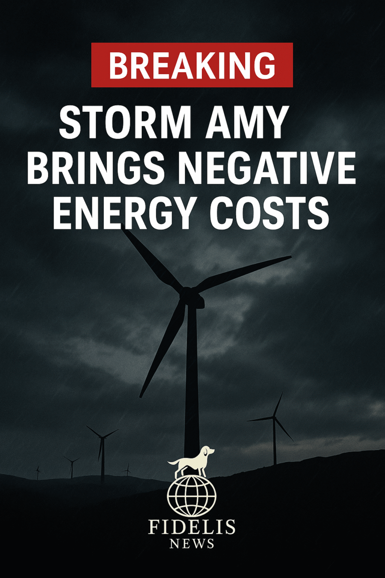 Storm Amy Pushes UK Energy Prices Below Zero – As Wind Farms Are Paid to Switch Off