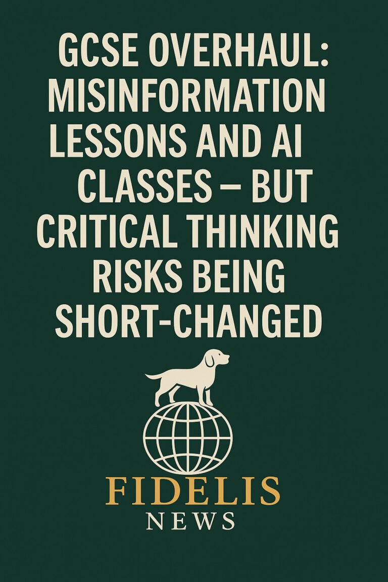 GCSE Overhaul: Misinformation Lessons and AI Classes — But Critical Thinking Risks Being Short-Changed
