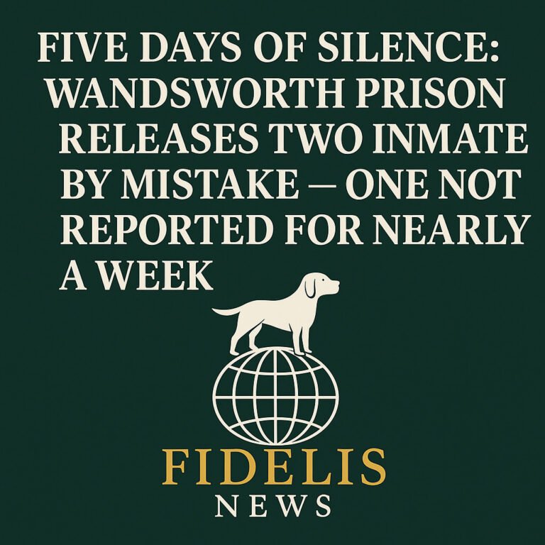 Five Days of Silence: Wandsworth Prison Releases Two Inmates by Mistake – One Not Reported for Nearly a Week