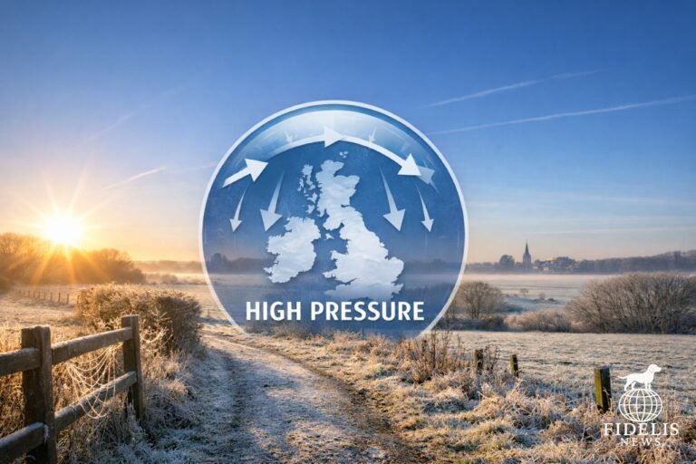 Cold Weather Tightens Its Grip on the UK as High Pressure Locks In Winter Conditions